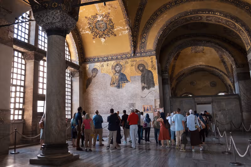 Topkapi Palace, Hagia Sophia and Basilica Cistern Guided Tour